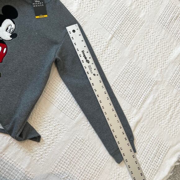 Disney medium Chenille patch print Mickey Mouse sweatshirt SP2 2054 - Picture 4 of 13